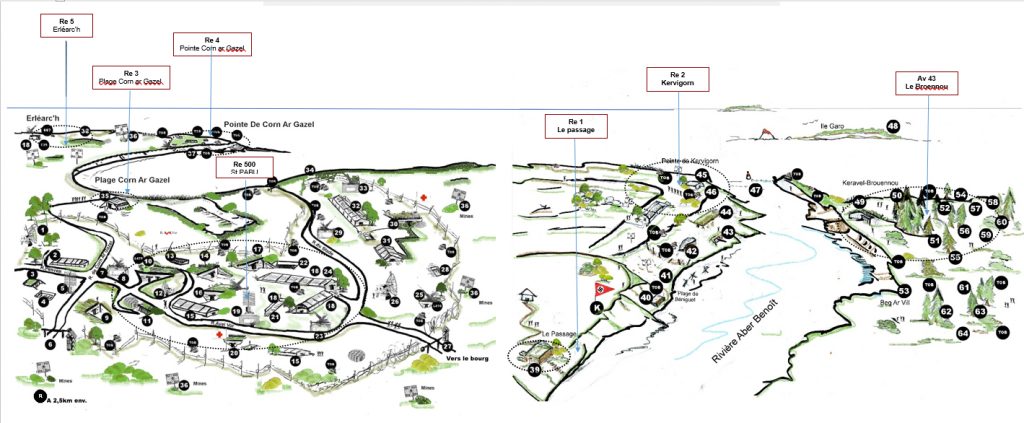CARTE DES POINTS APPUI